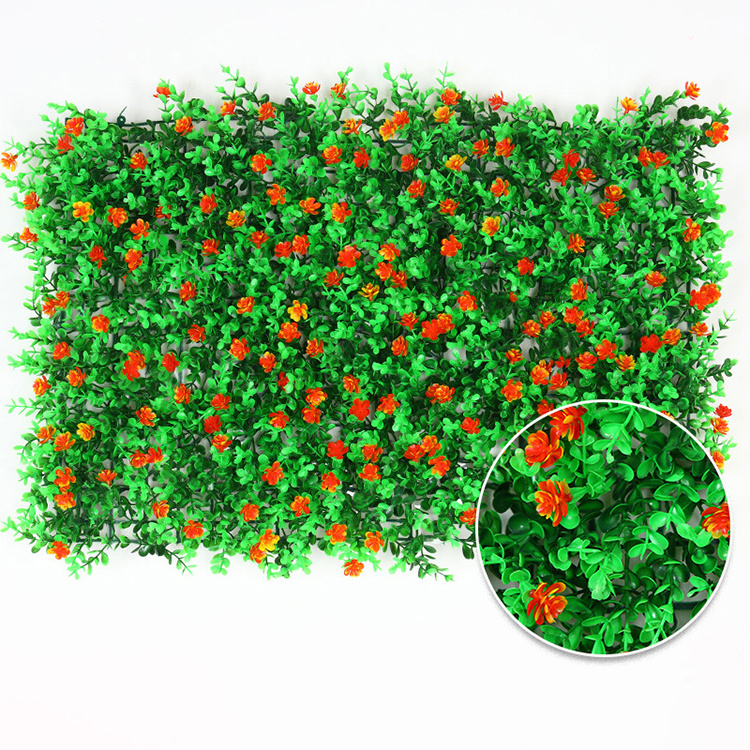 New design Decorative hedge fence Landscape artificial plants vertical green wall