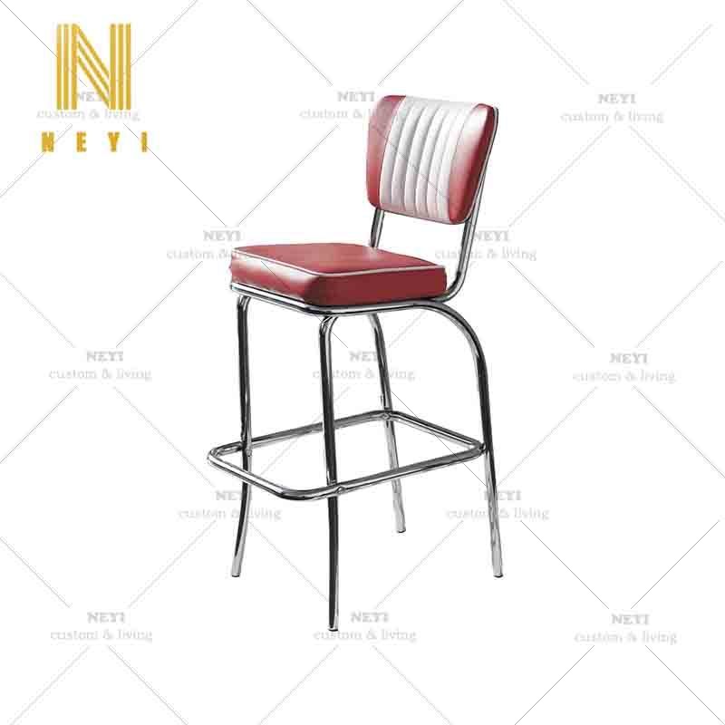 NEYI custom hot sale retro 1950 Industrial Style Antique Used Restaurant Booths Sofa Bench Set American Diner Booth Seating