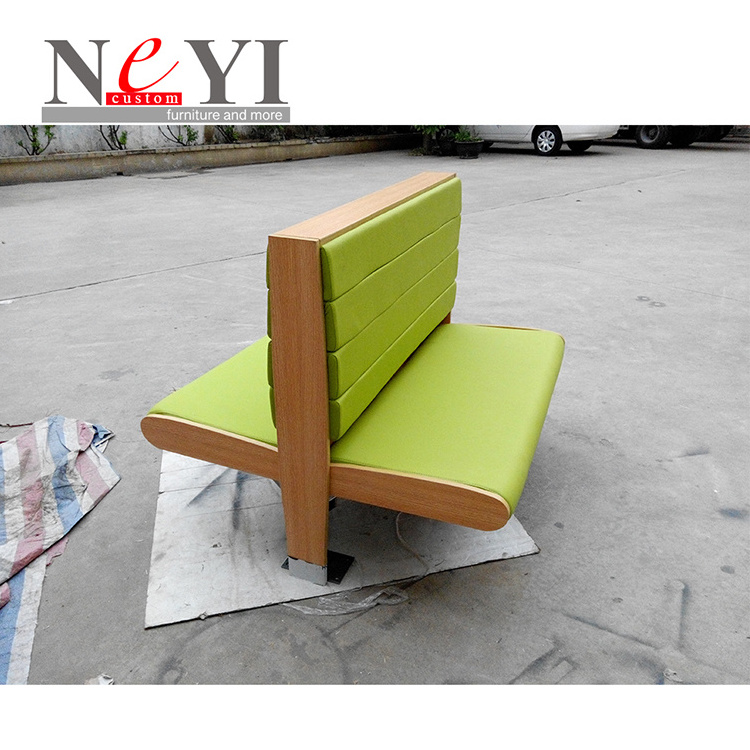 Nordic restaurant furniture modern multi seat dining table and chair combination corner bench BT534