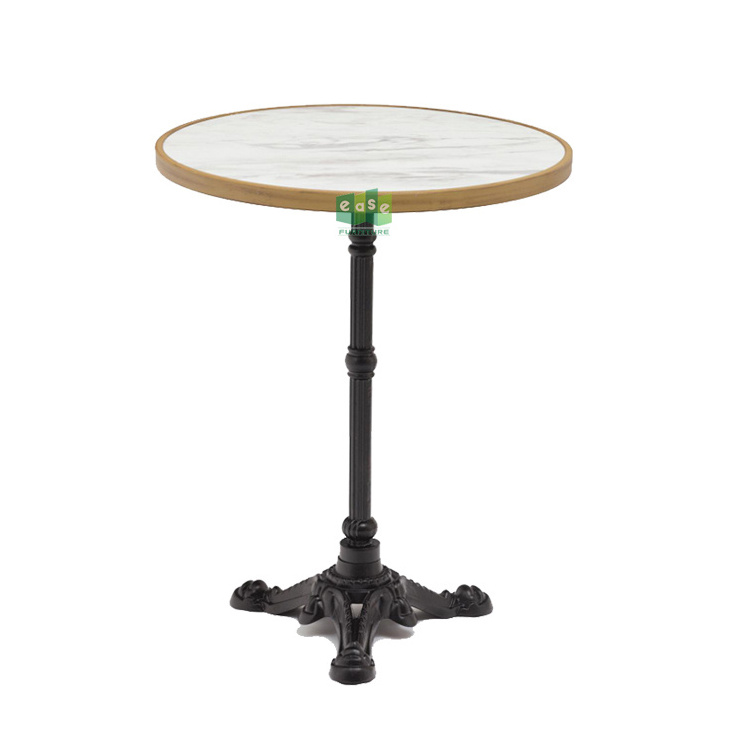 HPL Outdoor Patio Round French Bistro Table Dia70cm For Cafe Restaurant DT118