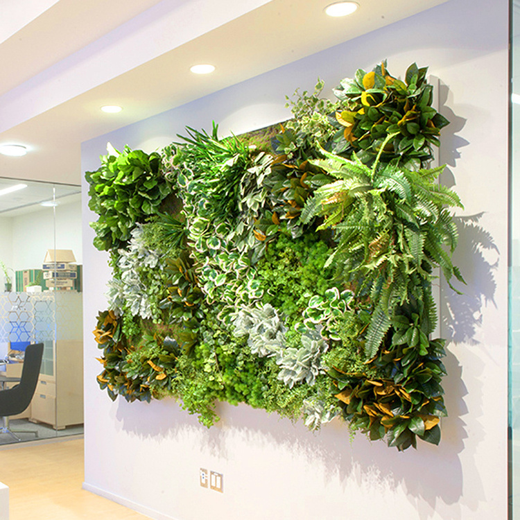 Wall Plants Panel Vertical Garden Green Ceiling Decoration Artificial Plant