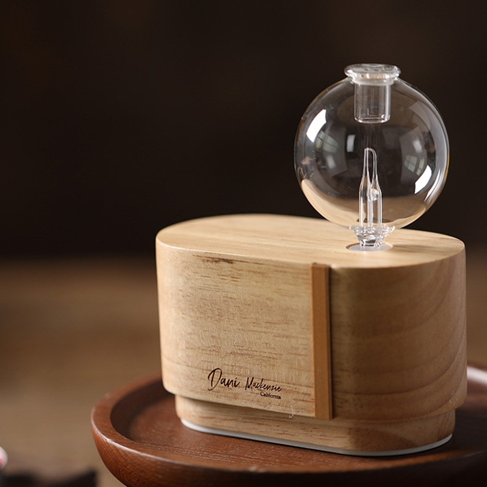 Diffuseur De Parfum, Personal Smart Wooden Fragrance Scent Essential Oil Cool Mist Aroma Difuser Machine For Sale