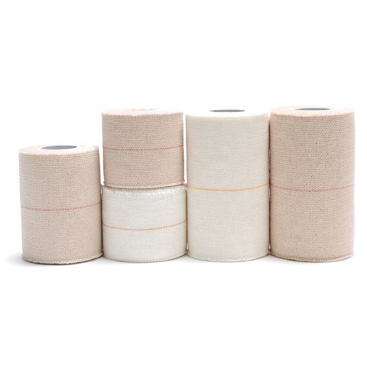 White Cotton Netball Football 7.5cm Elastic EAB Tape Sports Lifting Rugby Strapping Tape