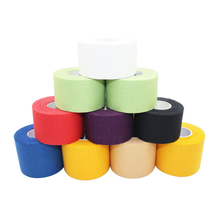 Medical zinc oxide tape hypo-allergenic adhesive tape cotton rigid athletic sports strapping tape