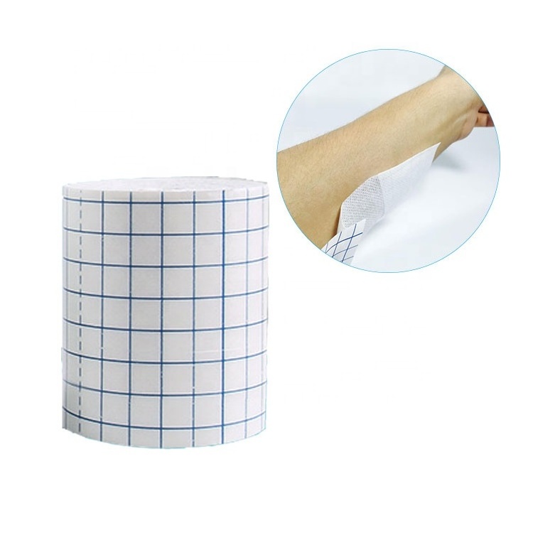 5 cm x 10 m 0.12 mm Self Adhesive Tissue Tapes Adhesive Medical Non Woven Dressing Tape