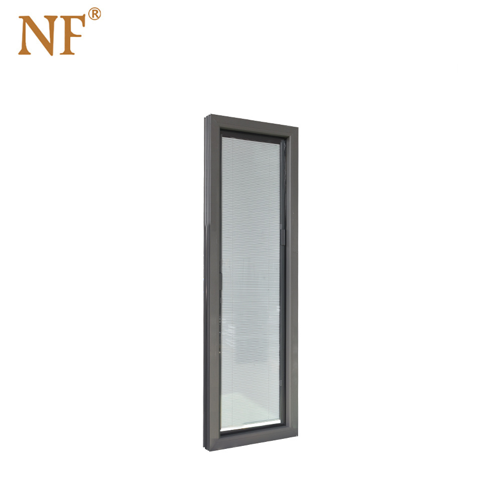 small size square shape ventilation window with blinds for bathroom