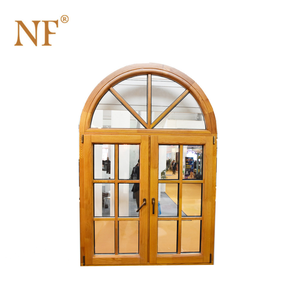 cheap arch window design,half round casement windows