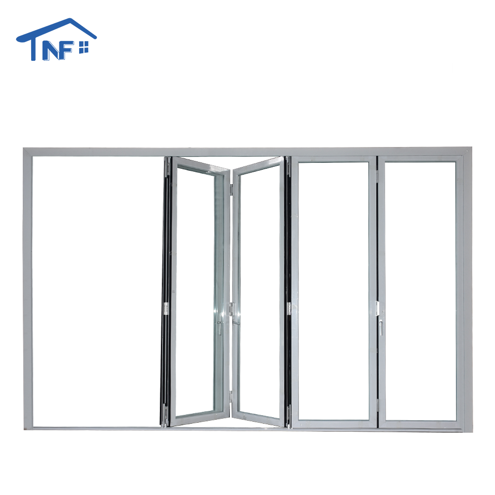 Interior temporary soundproof folding shutter interior door