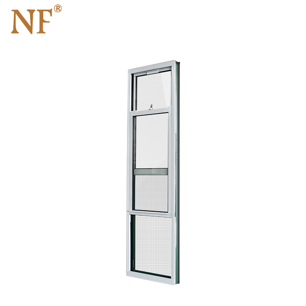 aluminum vertical double sash hung windows