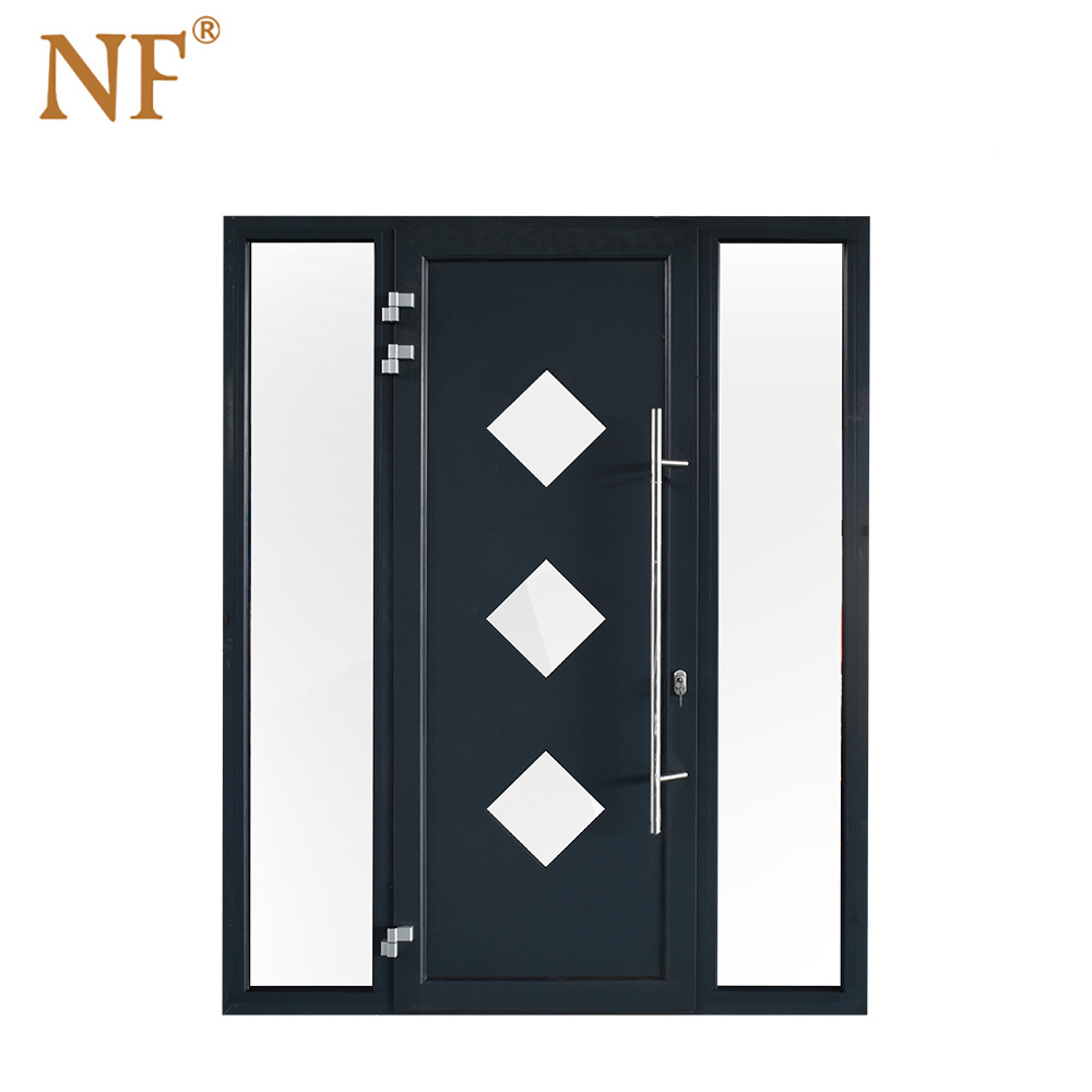 latest main gate designs aluminum alloy swing doors