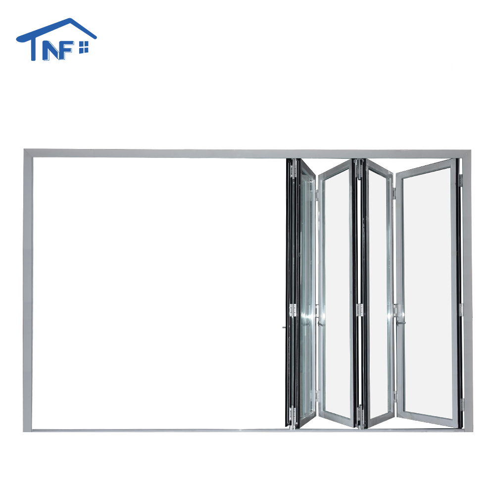 Interior temporary soundproof folding shutter interior door