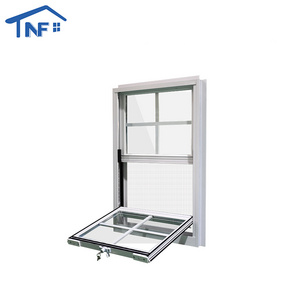 Aluminium up down sliding window double hung window