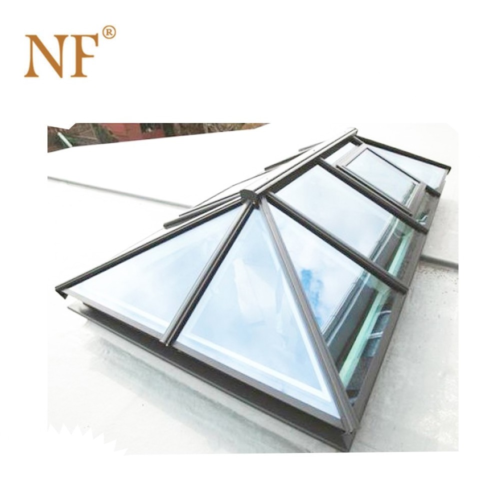 aluminum triangle roof window skylight