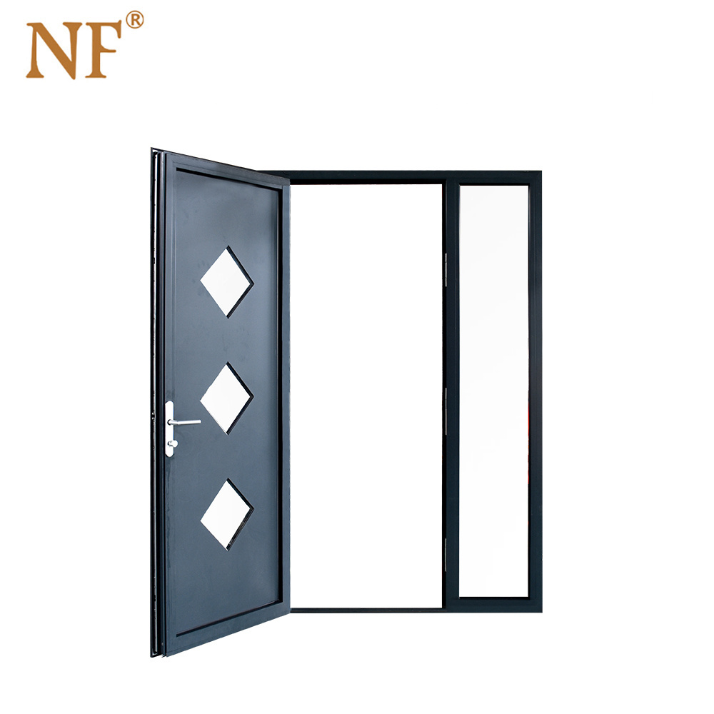 latest main gate designs aluminum alloy swing doors