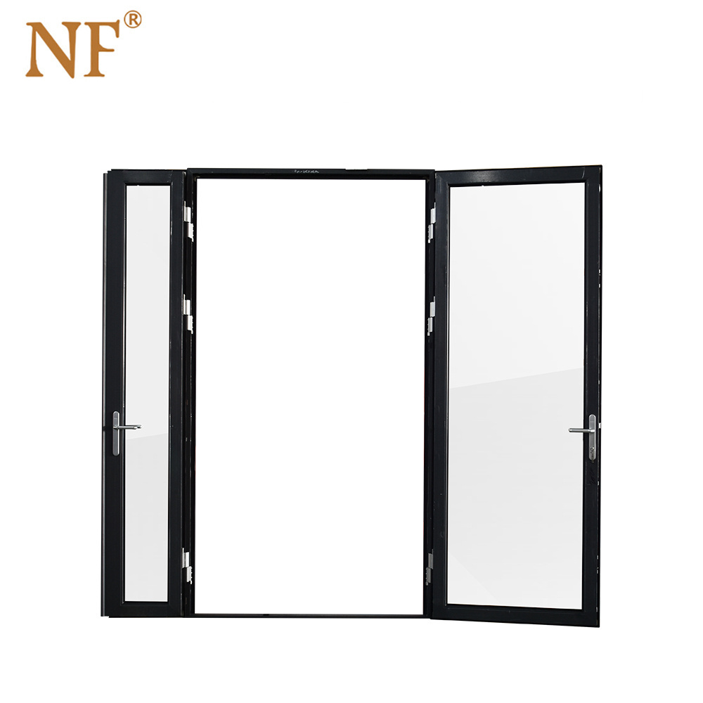 Foshan NF church aluminum unbreakable glass doors for sale