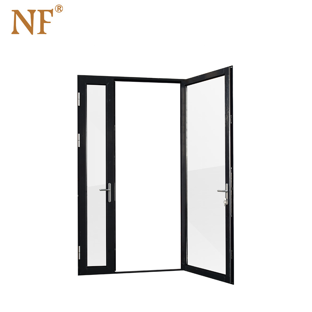 Foshan NF church aluminum unbreakable glass doors for sale