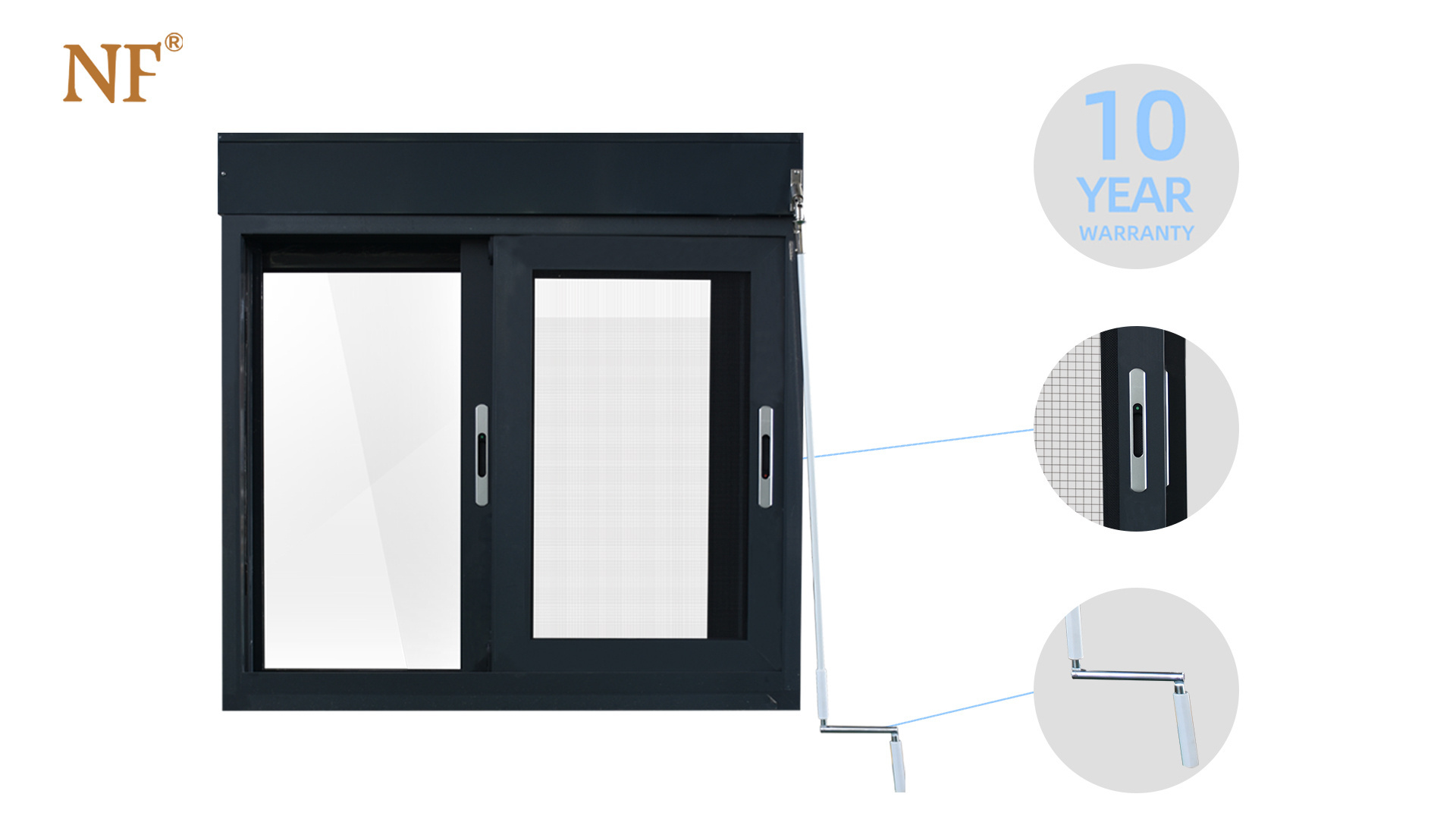 Interior Plantation Shutters Pvc double glass casement window