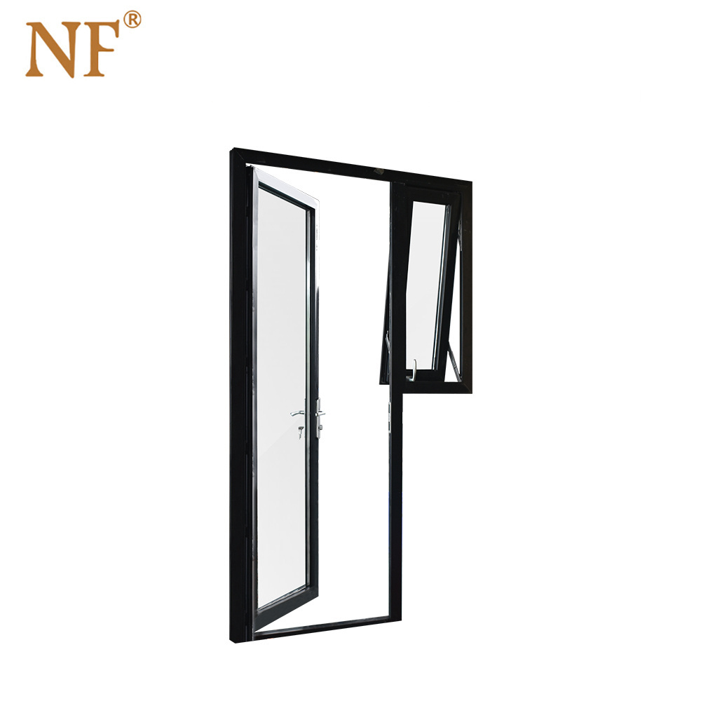 single leaf double swing door