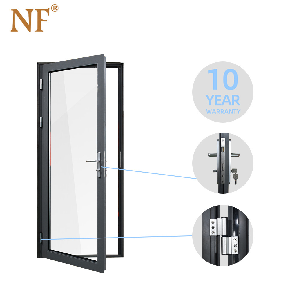 Wholesale aluminum double swing door for kitchen with AS 2047 certificate