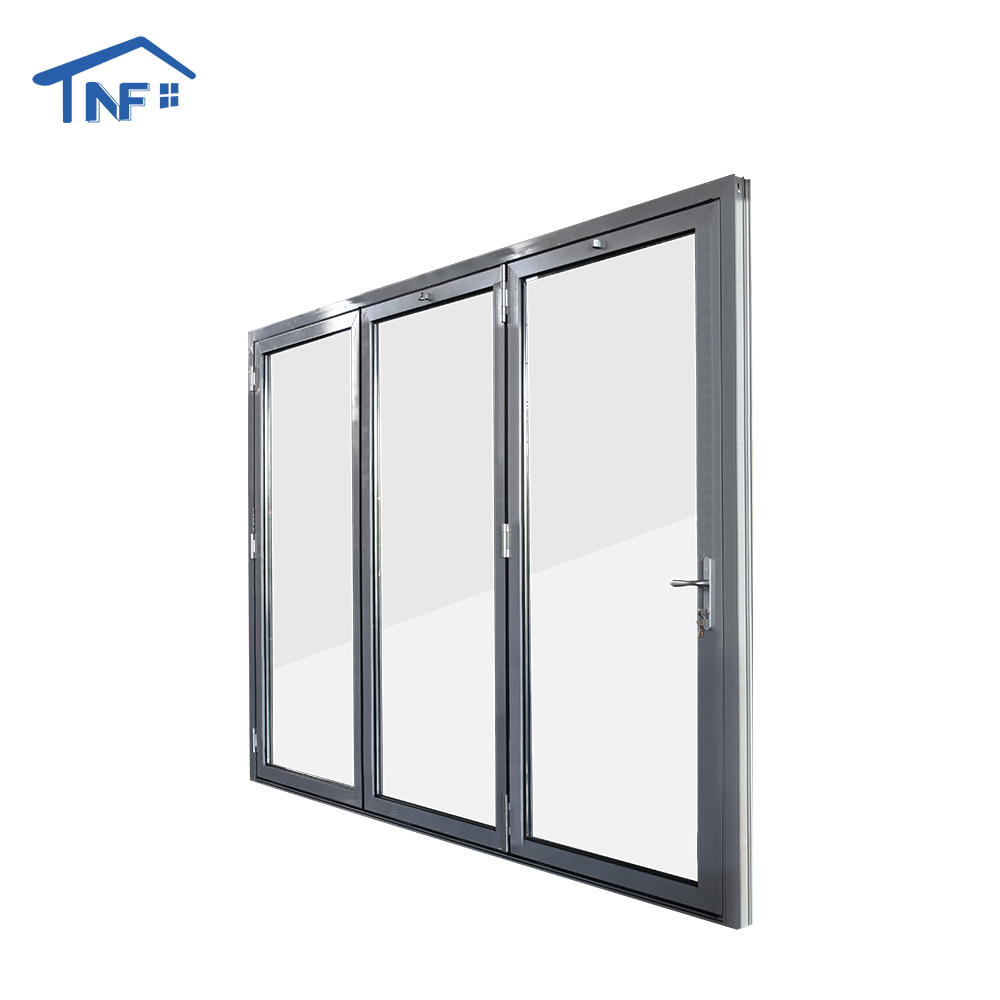 Interior temporary soundproof folding shutter interior door