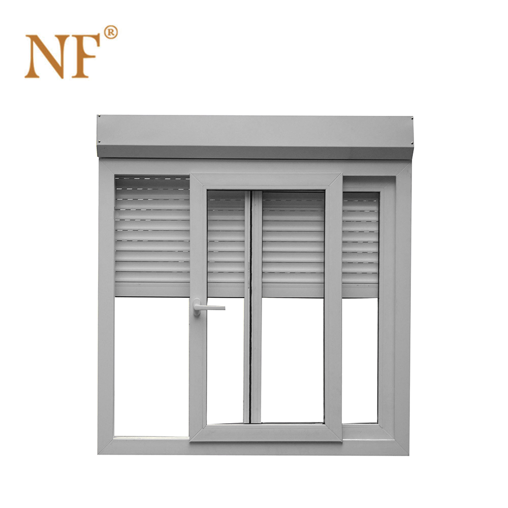 Aluminium electric roller shutter window