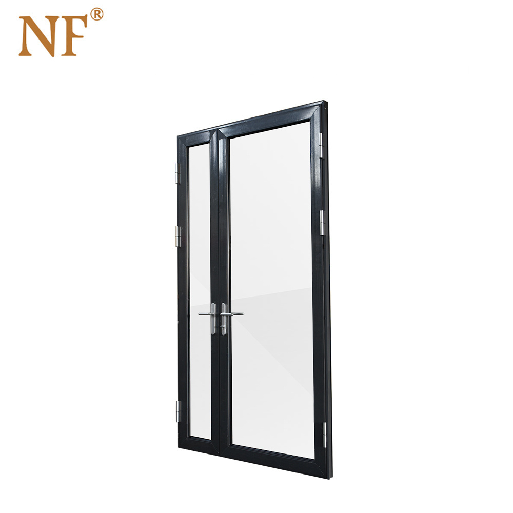 Foshan NF church aluminum unbreakable glass doors for sale