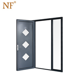 latest main gate designs aluminum alloy swing doors