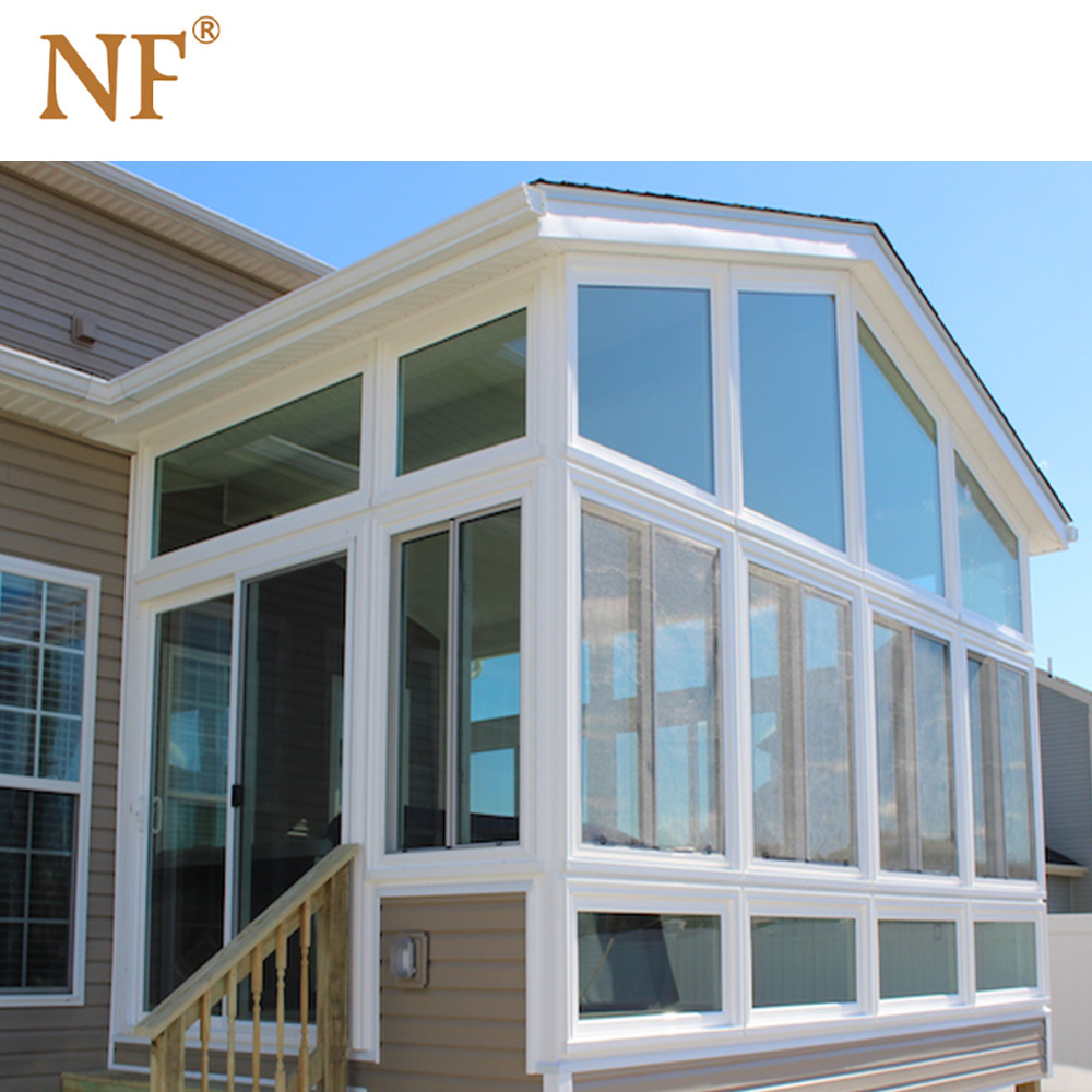 Strong Aluminium frame glass house/greenroom/sunroom with durable glass roof