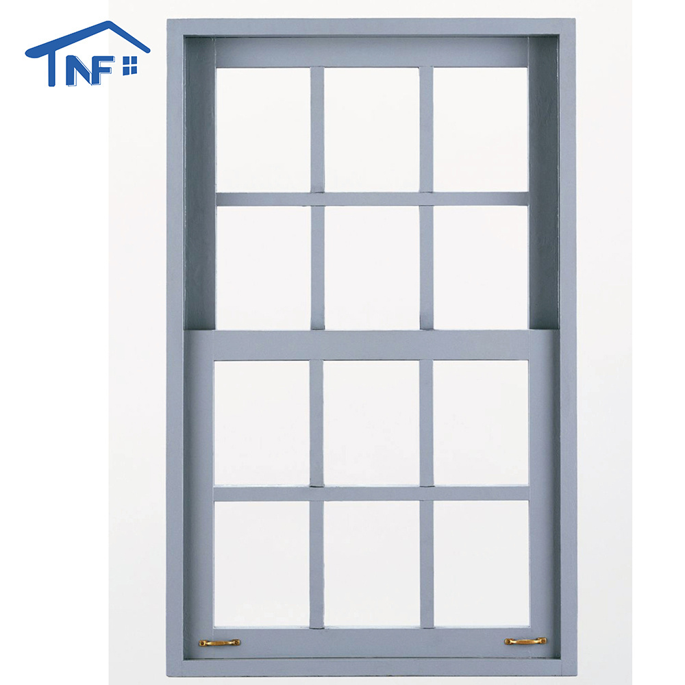 Aluminium up down sliding window double hung window