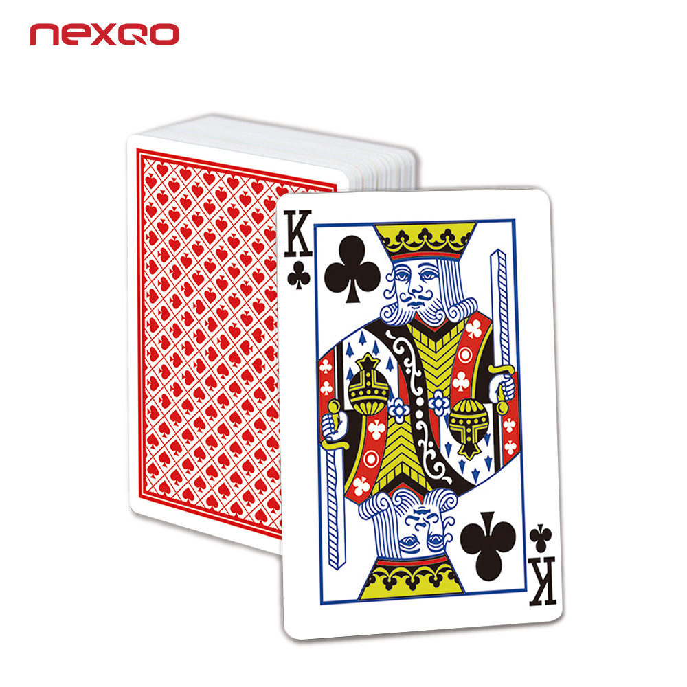 Full poker deck 54 cards custom printing nfc poker chips playing cards