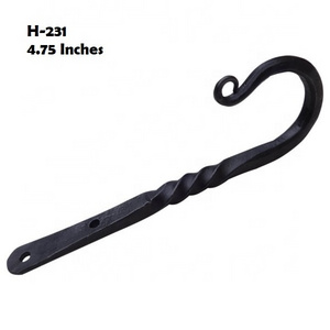 Antique Hand Forged Medieval Viking Twisted Wall Coat Hook Key Hanger Kitchen Rack Towel Holder Bag Hanger Utility Rustic Hook