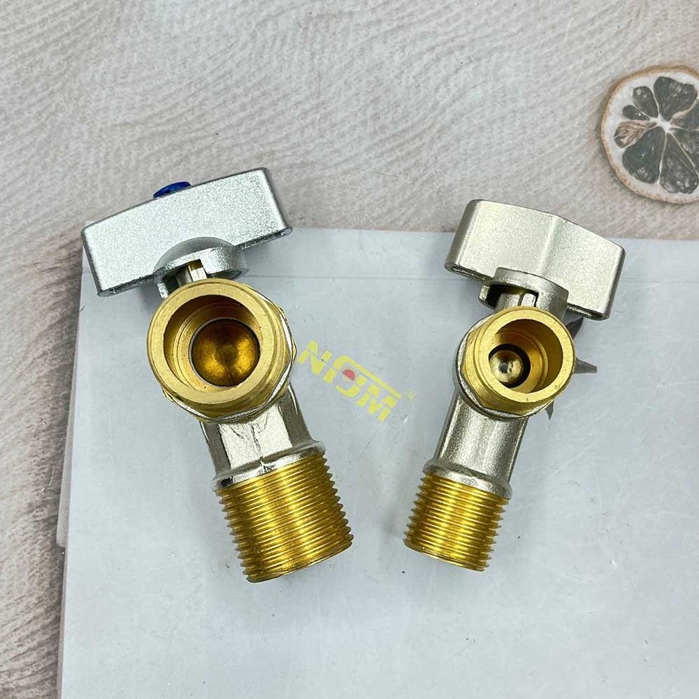 NFJM 1/2inch 3/4inch Full copper ball core large flow angle valve water heater wall-hanging stove available Triangle valve