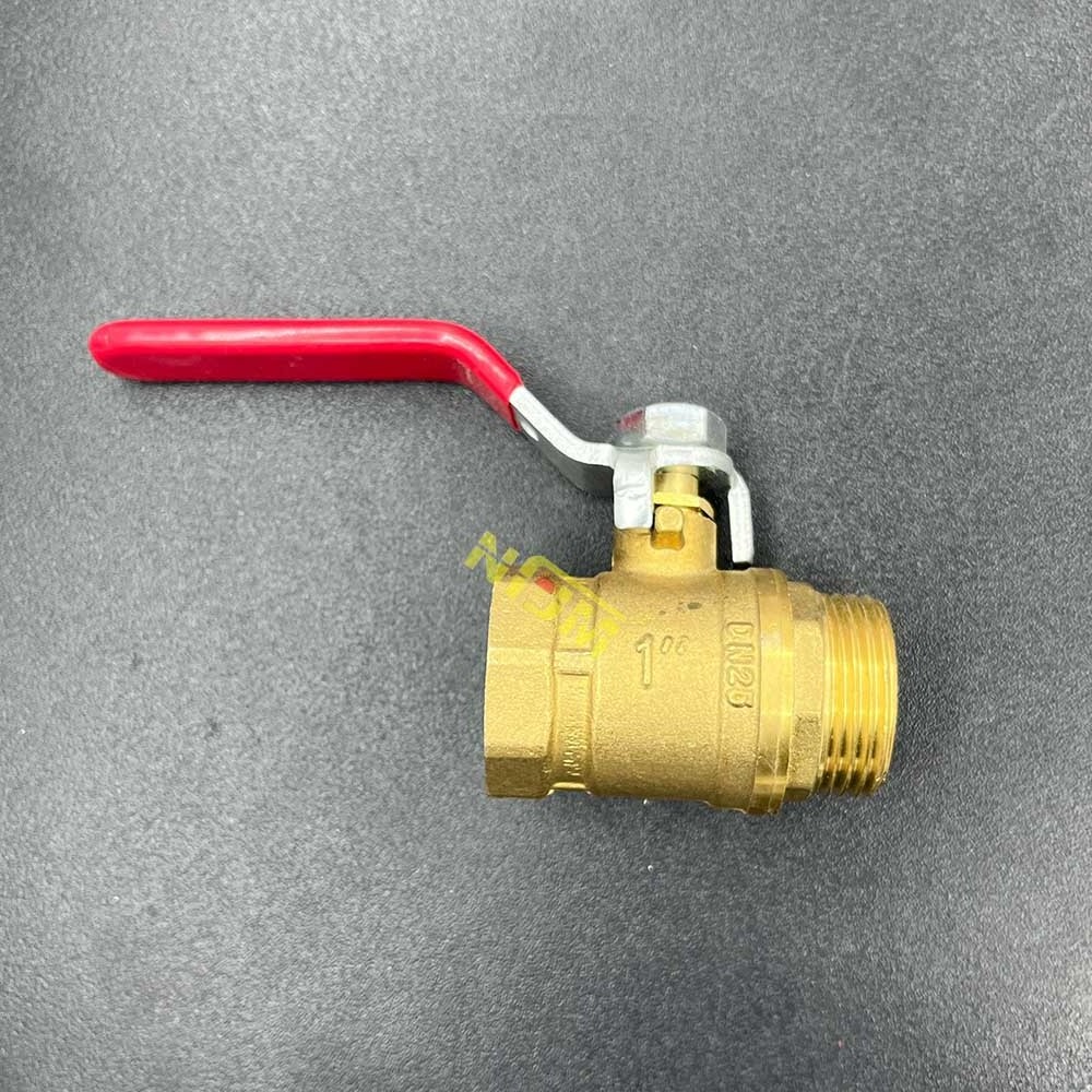 NFJM Lead-Free Forged Brass in-Line Ball Shut Off Valve Quarter Turn 1/4