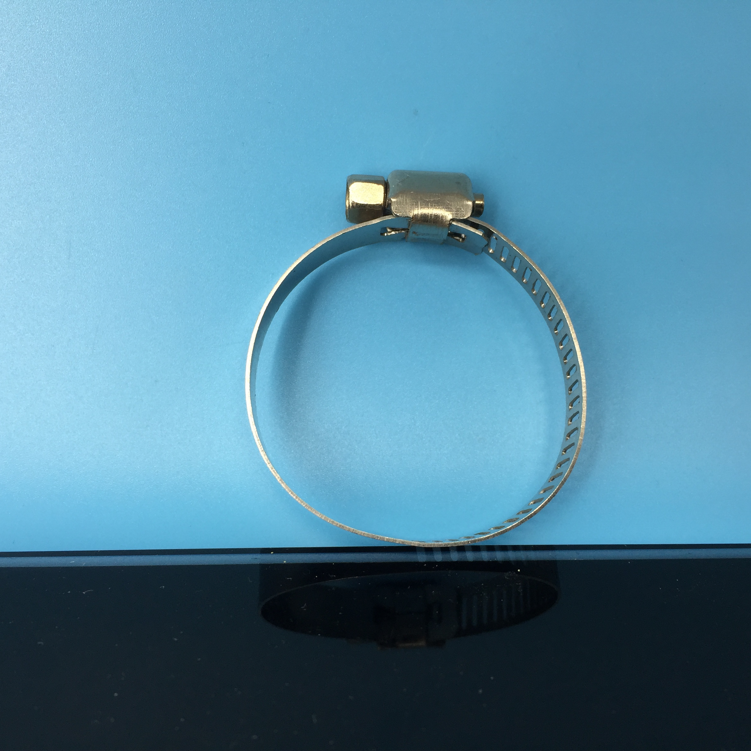 304 stainless steel monkey hoop widened and thickened gas pipe and water pipe fixed support bridge hose clamp