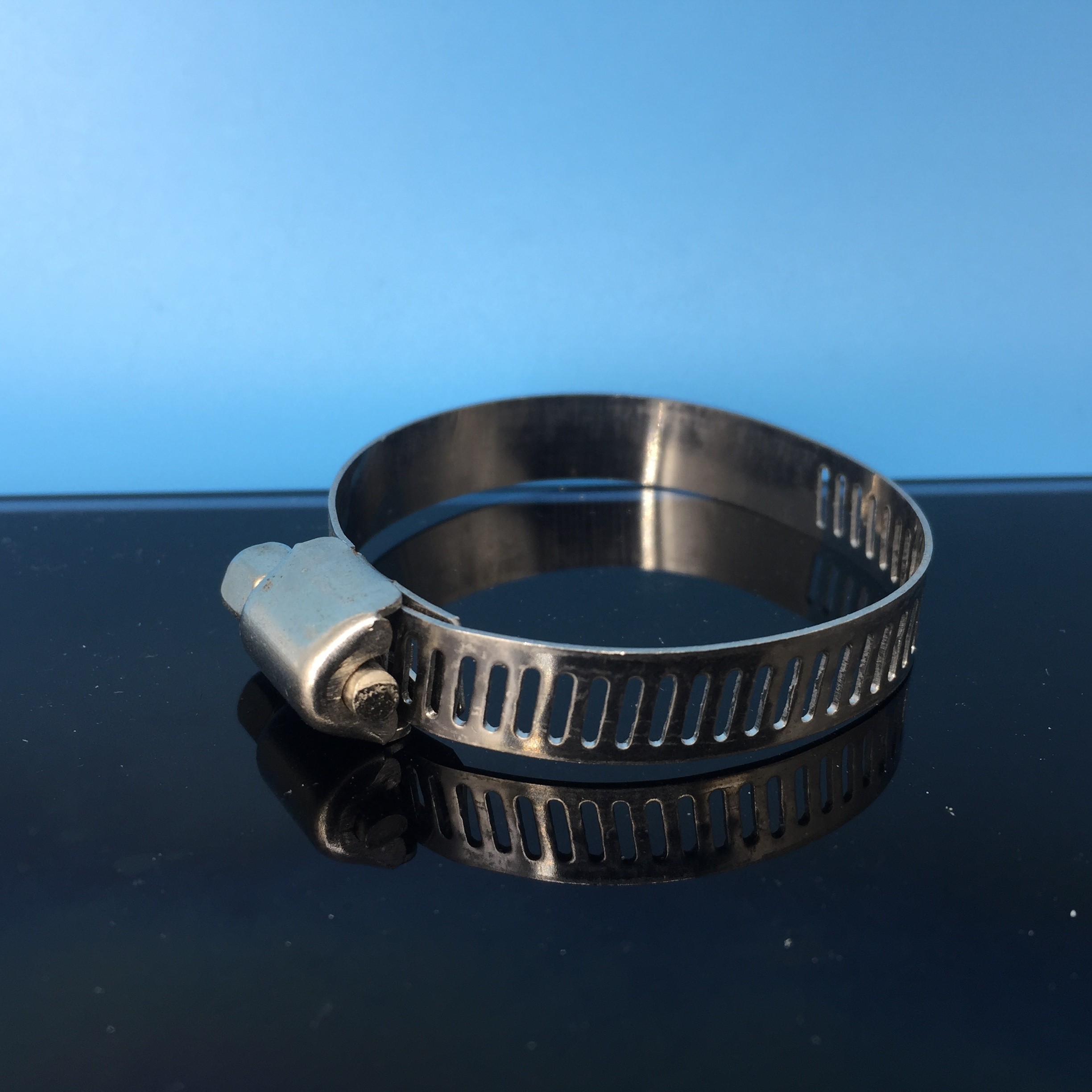 304 stainless steel monkey hoop widened and thickened gas pipe and water pipe fixed support bridge hose clamp