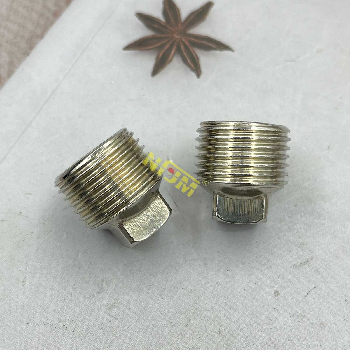 NFJM 3/4 Inch Straight Plug Head Thread Connector Joints 304 Stainless Steel Flexible Conduit Connectors