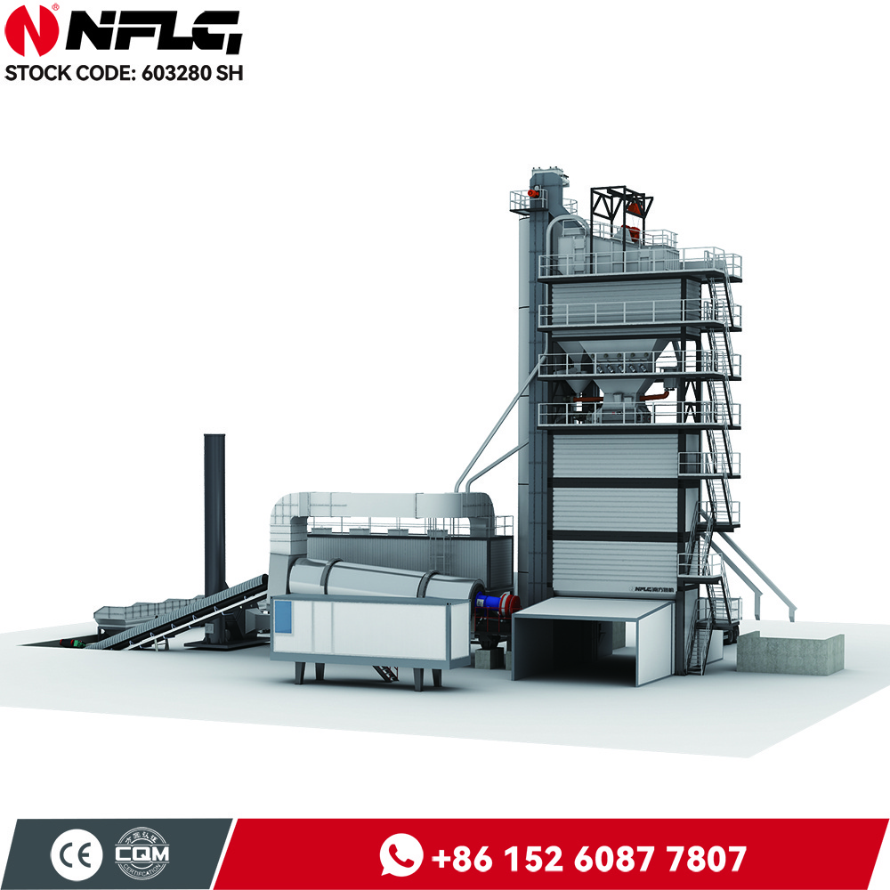 Environmental friendly good quality portable asphalt batch mixing plant for great sale