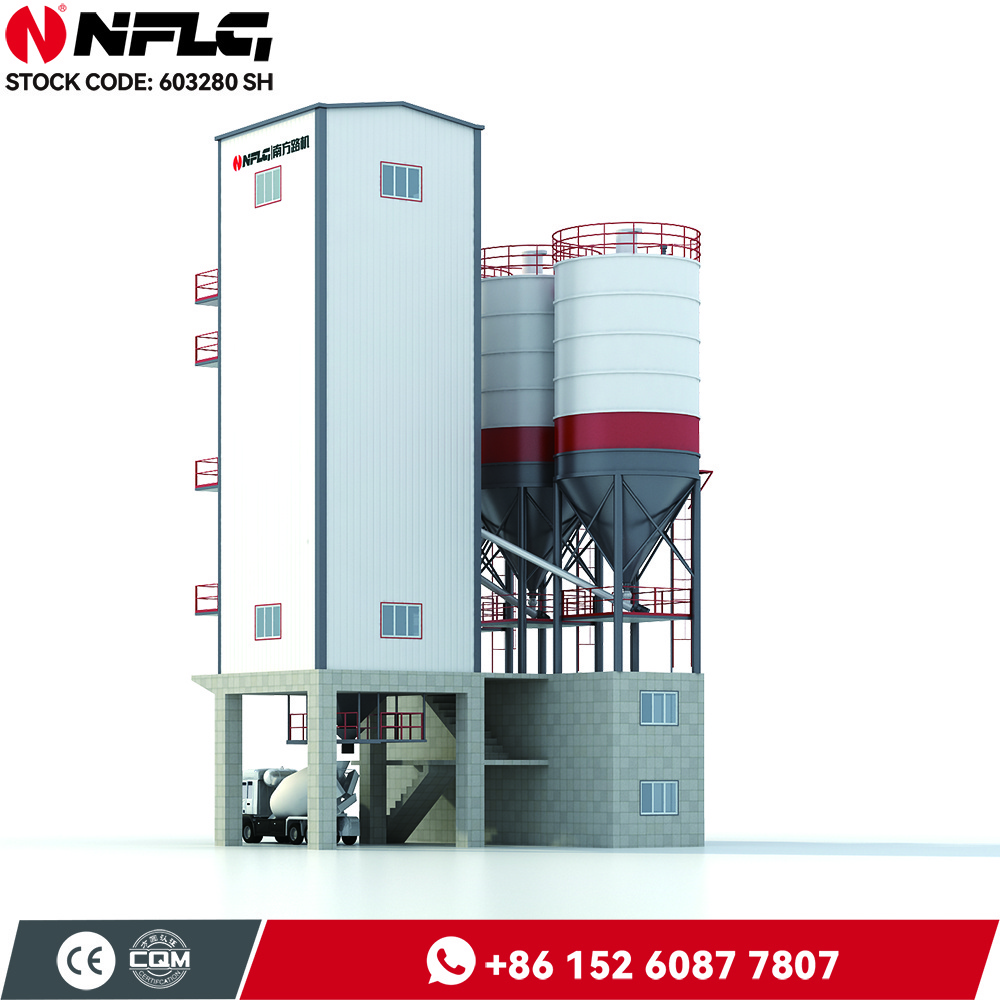 HZS120 HZS180 Concrete Batching Plant With Good Quality