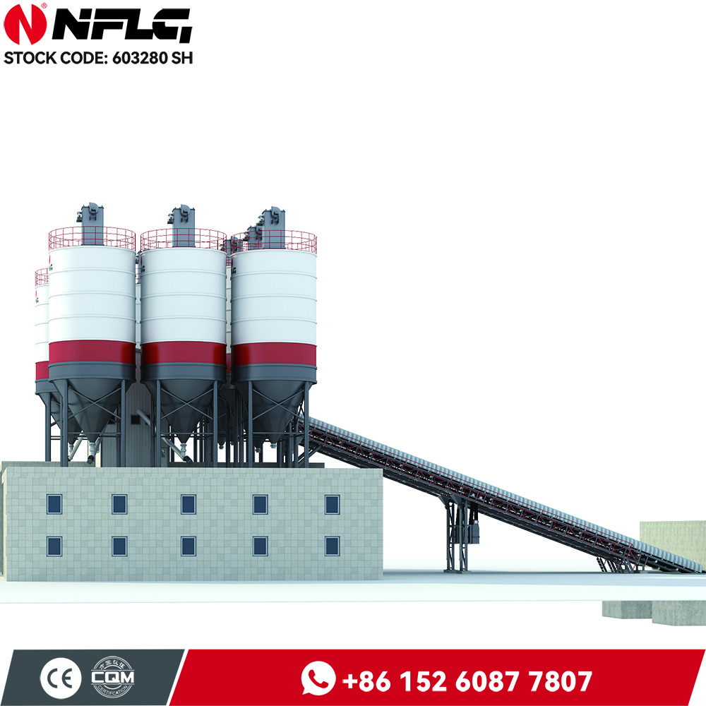 NFLG New 90M3/H Concrete Batching Plant HZS90F8 For Sale