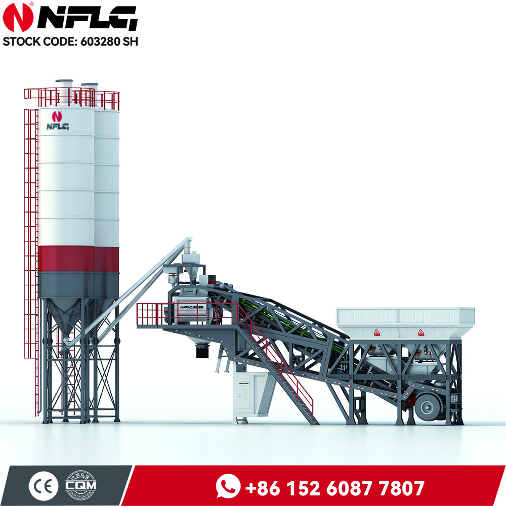 New Arrived Concrete Batching Plant Indonesia Elkon C30 Baching Plants