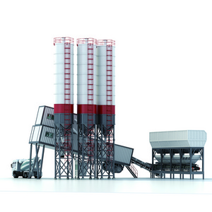 Large capacity widely used mobile concrete batching plant with competitive price