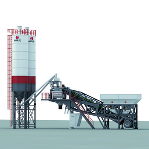 YHZS60 60M3/H Mobile Concrete Batching Plant