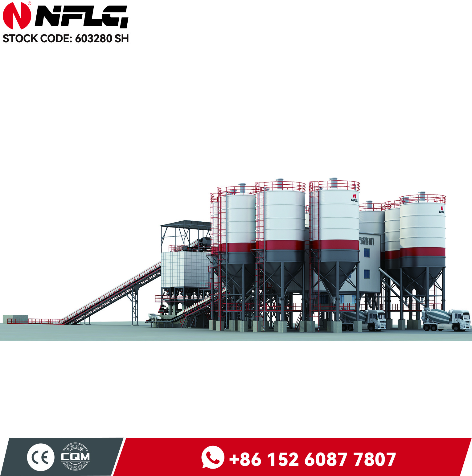 New Enviroment-Friendly HZS100 ready mixed concrete batching plant for great sale