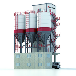 Construction machinery HLS series elba concrete batching plant