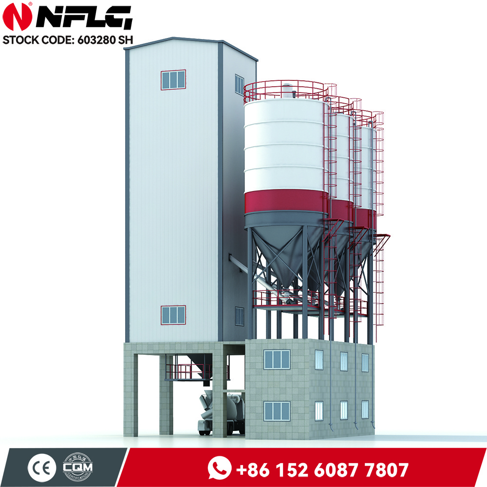 HZS120 HZS180 Concrete Batching Plant With Good Quality