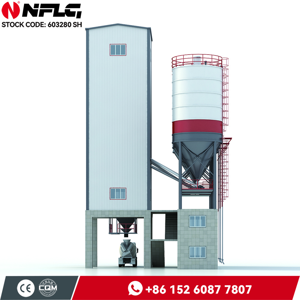 Construction machinery HLS series elba concrete batching plant