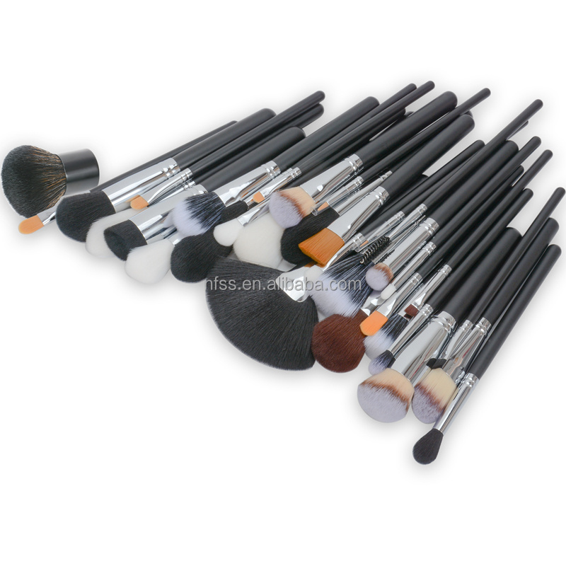 Professional 25pcs Makeup Artist Makeup Brushes 24 PC Private Label Belt Bag Cosmetic Brush Set For Make Up Brush  With Belt Bag