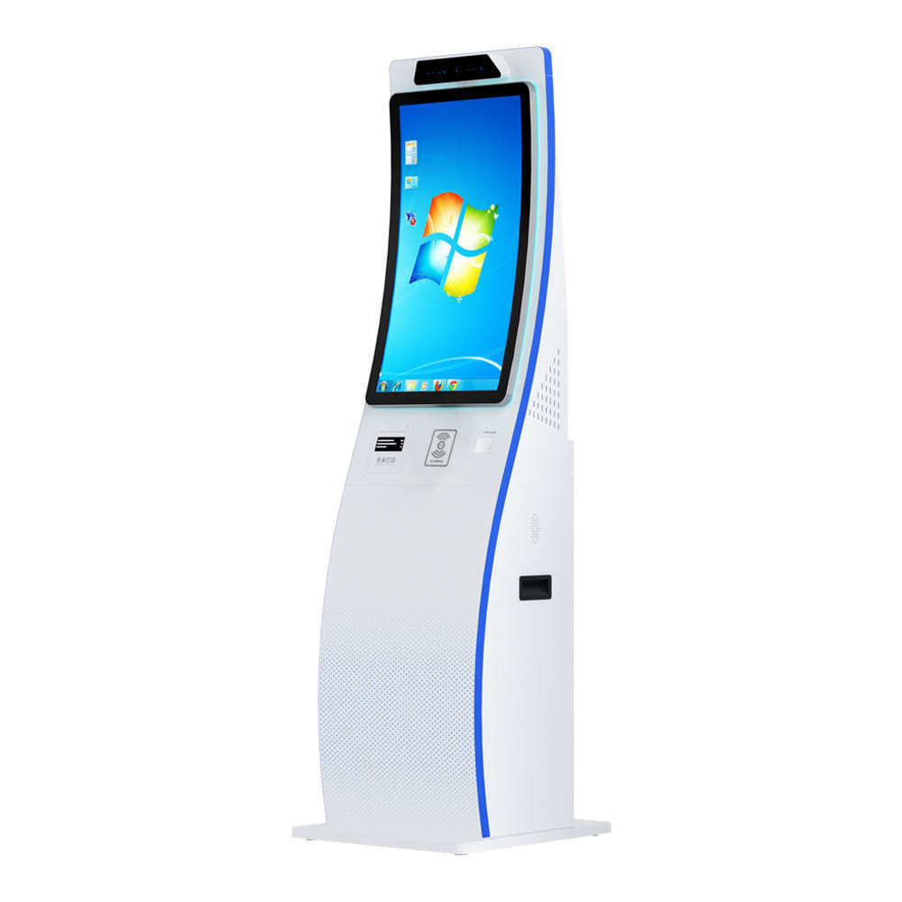 32 inch Self Service Payment Machines Printing Curved Touch Screen Vending Ordering Restaurant Hotel Self Kiosk