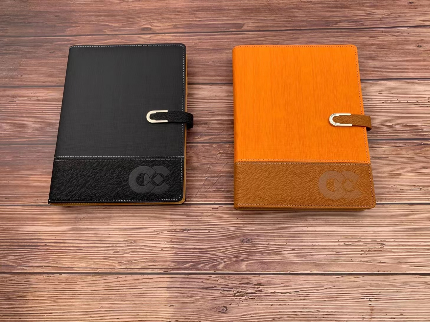 Customized logo 8000mah notebook with fingerprint lock and power bank