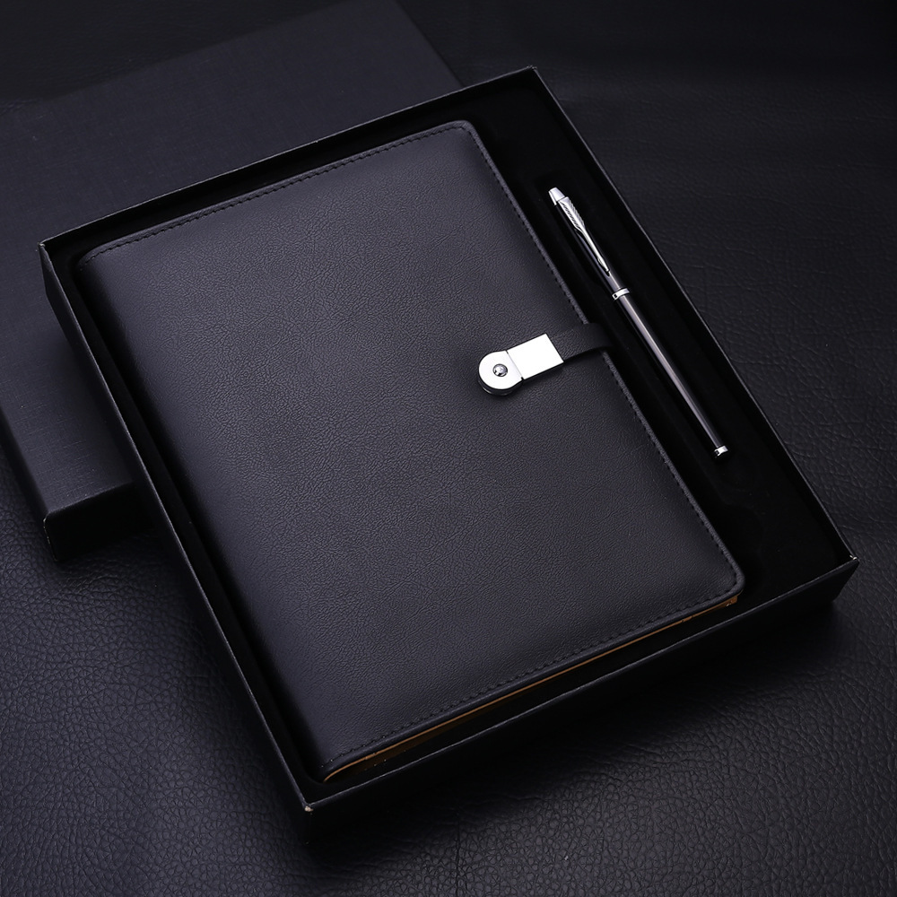 A5 Business Card Box Keychain Notepad set Notebook Gift Set